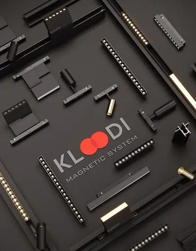 Магнітний трек накладний KLOODI KDMG-TRN 3M BK - фото 2