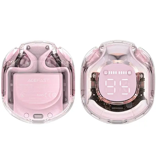 Навушники TWS Acefast T8 lotus pink - фото 3