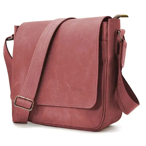 Чоловіча шкіряна сумка через плече TARWA 28х26х9 см sum0028292 - фото 1