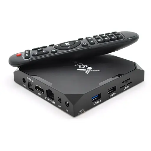 Медиа приставка X96-Max Plus6 4/32G Smart TV Box (Android 9.0, ОЗУ 4 Гб, 32Гб встроенной памяти, 4-х ядерный процессор Amlogic 905 (2,0 ГГц)