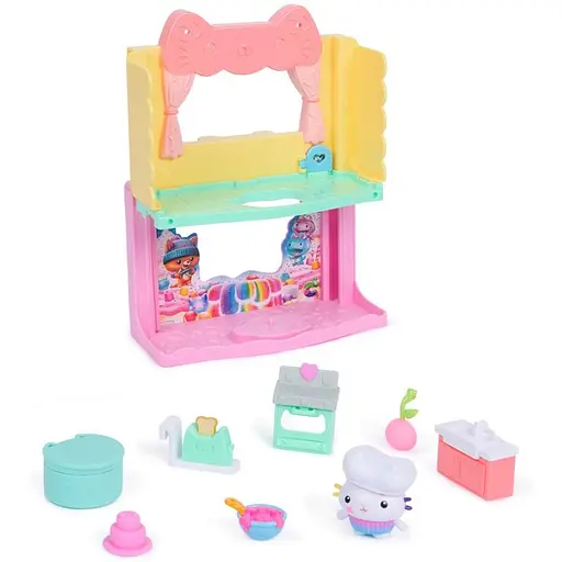 Ляльковий будиночок Gabby's Dollhouse Габбі у кіно: Балкончик-портал Кухня Кексика (SM36277/6074281) - фото 5