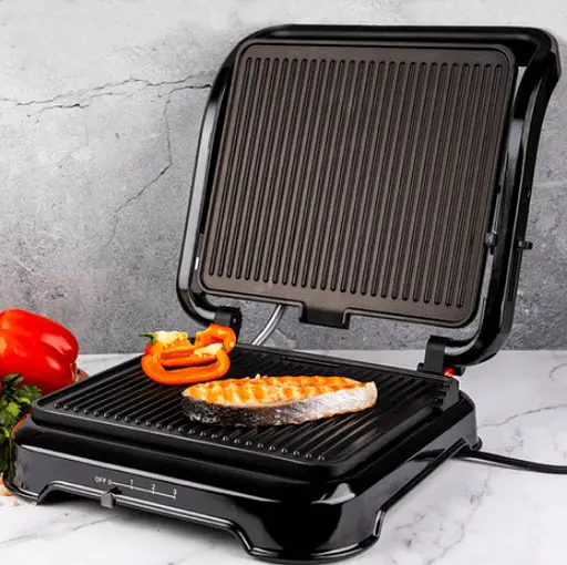 Прижимной контактный гриль Grunhelm G2013 2000 Вт - фото 2