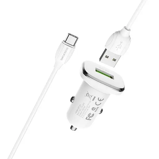 Зарядний пристрій Borofone BZ12A Micro QC3.0 18W - фото 4