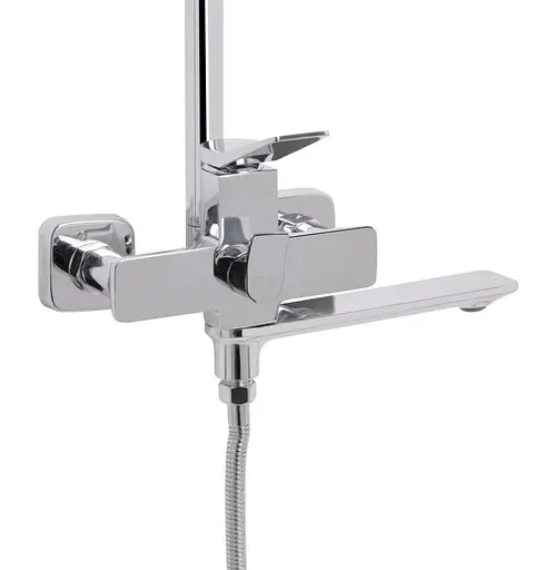 Душевая система универсальная Qtap Presto Chrome с изливом QTPRE111CRM45575 - фото 3