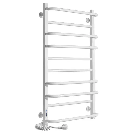 Электрический полотенцесушитель Laris Зебра Комфорт ЧФ10 500x900 Е левый R3 77700090, Белый, Левое, Электронный - фото 1