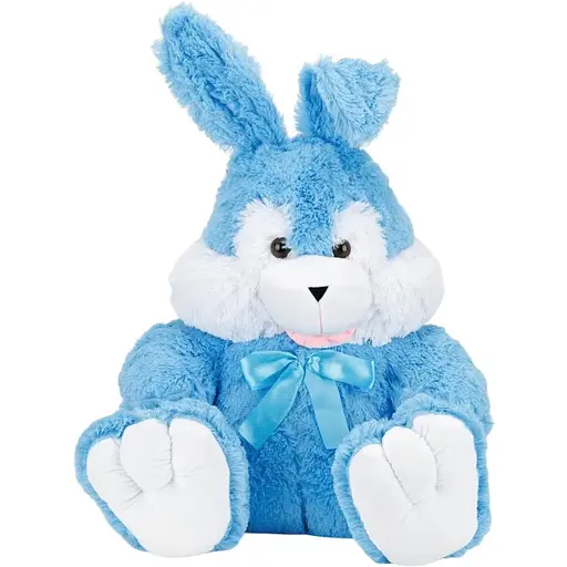 М'яка іграшка Зайка 100 см Блакитний - фото 1