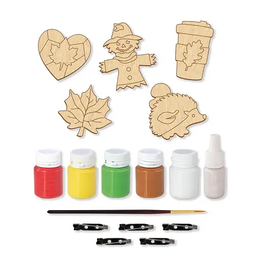 Набор заготовок для создания значков "Осенний вайб" Fabrika Decoru FDCKW-061 - фото 1