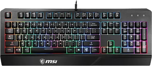 Клавіатура MSI Vigor GK20 UA RGB Black (S11-04UA208-CL)