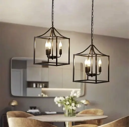 Подвесной светильник в классическом стиле на 4 лампы Line.F D 139/4 - фото 1