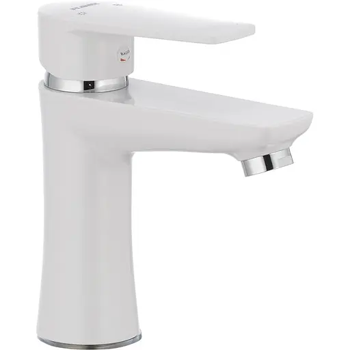 Змішувач для умивальника PLAMIX Oscar-001 білий (PM0022) - фото 1