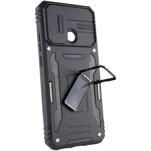 Чохол Epik Camshield Army Ring для Xiaomi Redmi 9C/10A ударостійкий Чорний/Black - фото 4