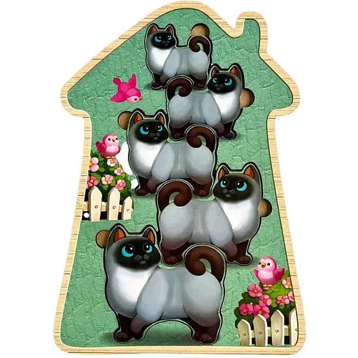 Настільна гра-сортер Веселі котикиUbumblebees (ПСФ066) PSF066 більше-менше
