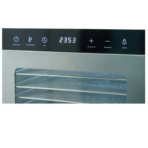 Дегідратор побутовий Tekhniko DH-10H-SS нержавіюча сталь (10 лотків 30*28 см) - фото 7