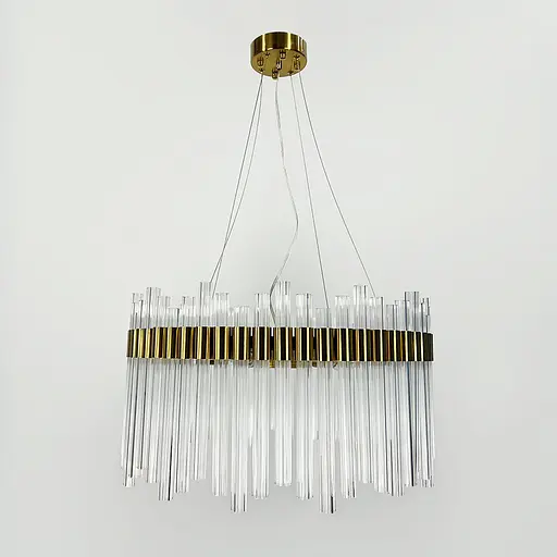 Элегантная модель подвесной люстры Ø 60 см Ст. MJ 230-600 AB | Line F - фото 8