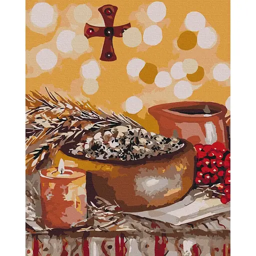 Картина по номерам Рождественская кутья Карина Зимина Brushme 40x50 см разноцветная 000221023