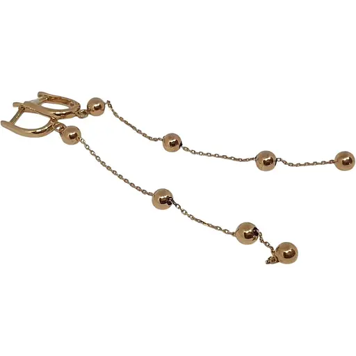 Золотые серьги-подвески Favoritum. 210166