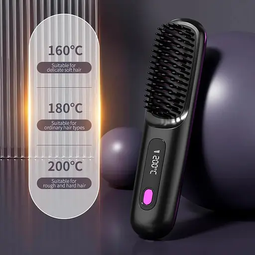 Расческа-выпрямитель для волос Go Brush Pro Hair для вьющихся волос - фото 2