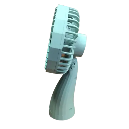 Ручной бытовой портативный вентилятор Mini Fan 6601 на аккумуляторе с ручкой мини вентилятор ментоловый - фото 3