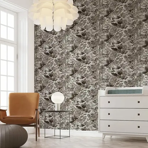 Панель стінова 3D Wall Sticker 700х770х2 мм (061-2) мармур чорний SW-00001912 - фото 5