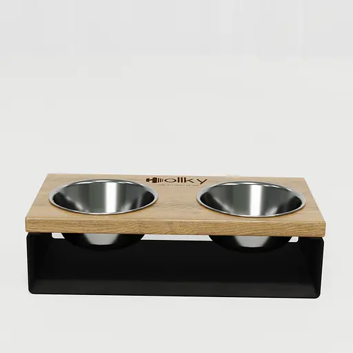 Hollky StellWood — миски на підставці для маленьких собак та котів (2 × 0,45 л) - фото 6