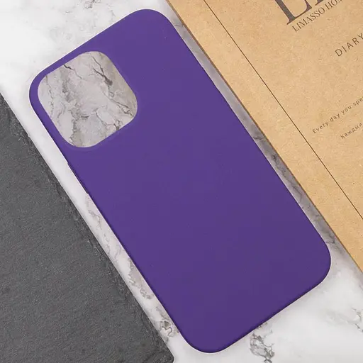 Чохол Epik Silicone Case Full Protective AA NO LOGO для Apple iPhone 16 Pro 6.3 Фіолетовий/Amethyst - фото 5