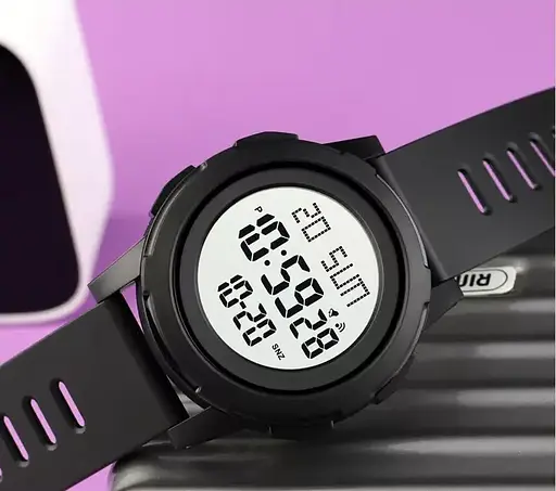 Мужские спортивные наручные часы Skmei 1732 (Черный) - фото 5