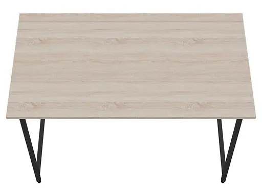 Комп'ютерно-письмовий складаний стіл для роботи в стилі Лофт Fold FL1000 (1000х600х750Н) чорний Дуб сонома  - фото 5