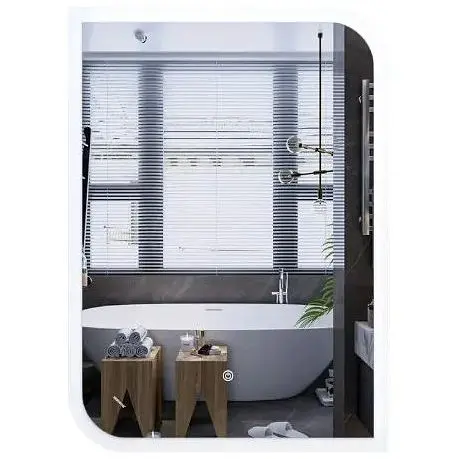 Зеркало Mixxus Premium BEVEL MA02-90x65-REVERSE (LED Touch, Anti-fog, (3-6,5kK)) (MP6641) - фото 1