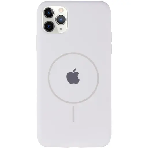 Чохол Epik Silicone Case Full Protective AA with MagSafe для Apple iPhone 11 Pro Max 6.5 Білий/White - фото 2