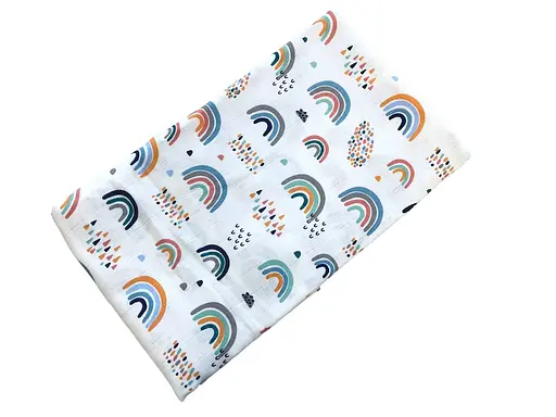 Муслиновая пеленка Moontime "Радуги" - фото 1