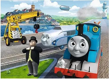 Набор Пазлы - (Мини - Макси) - "Джентельмен" / Паровозик Томас / (56019) - фото 1