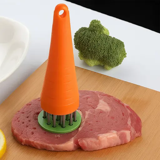 Тендерайзер проколювач молоток розм'якшувач розпушувач для м'яса "Морква", A-plus 85392 - фото 1
