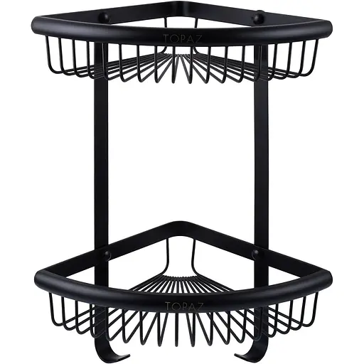 Полка двойная угловая Topaz TKB-4115-2-BL, Хром - фото 1