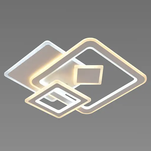 Люстра светодиодная акриловая WSD5641 WT белая