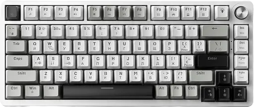 Клавіатура GamePro Genesis MK126 Silverlight White - фото 2