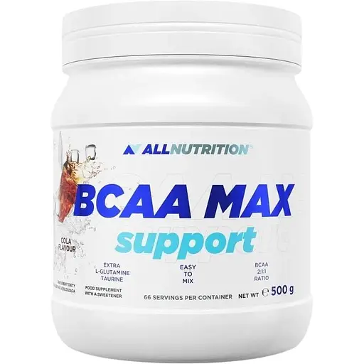 Амінокислота BCAA AllNutrition BCAA Max Support, 500 грам - Кола