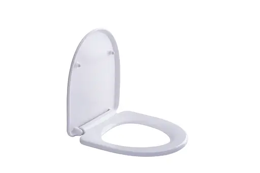 Сидение для унитаза EUR TS-2585 дюропластовое, Soft Close, металл.крепл.