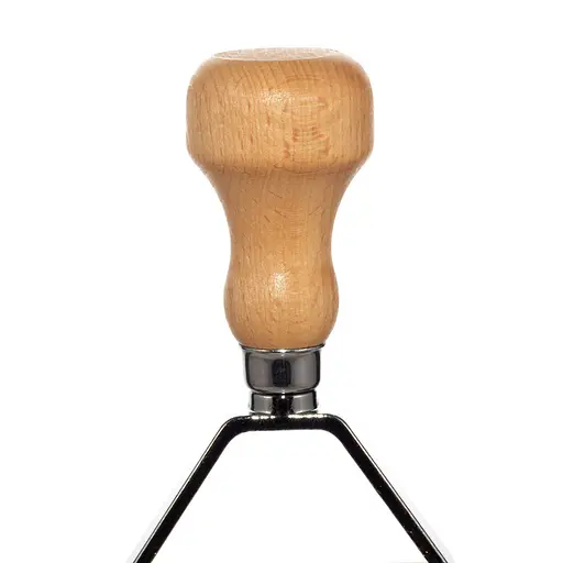 Форма вирубука для пельменів, равіолі, вареників, печива з дерев'яною ручкою квадратна 7х7 см, Kamille 87011 - фото 2