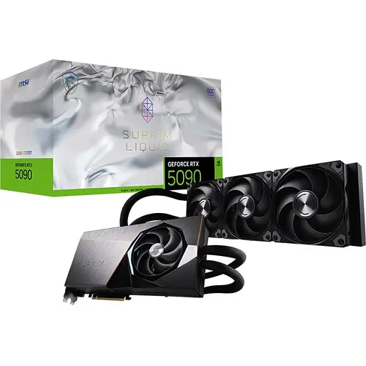 Видеокарта MSI GeForce RTX 5090 32 GB SUPRIM LIQUID SOC (G5090-32SLS) UA [127277]