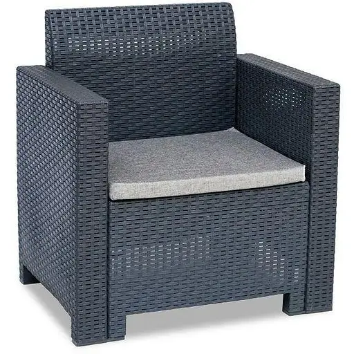 Набор садовой мебели Bica Nebraska 3 графит - фото 4