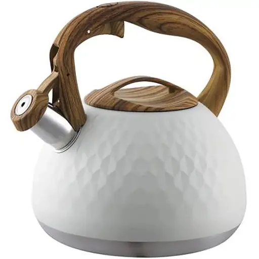 Чайник Gusto GT-1421-28 Сіріус зі свистком 2.8 л білий (135047)