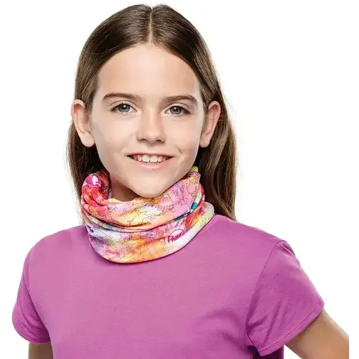 Мультиповязка Buff Junior Coolnet UV+ Pink/Yellow (1033-BU 120085.555.10.00) - фото 2