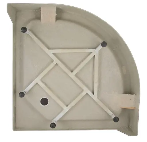 Набор Lidz Душевая кабина Latwa SC80x80.SAT.LOW.FR, полукруглая, стекло Frost 4 мм + Душевой поддон Kapielka ST80x80x15 - фото 11