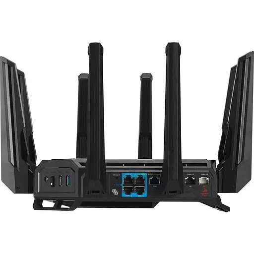 Роутер - бездротовий маршрутизатор Asus ROG Rapture GT-BE98 (90IG08F0-MO9A0V) (WiFi7 BE25000) 8 антен - фото 7
