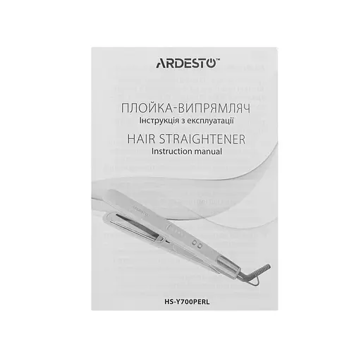 Випрямляч Ardesto Pearl Cream, 50 Вт, 140-230C, кераміка, бежевий - фото 9