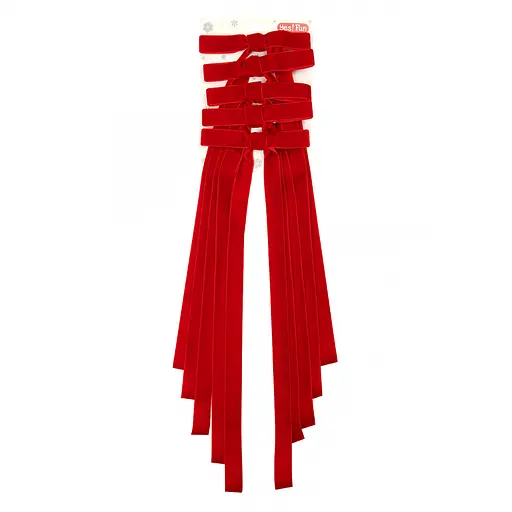 Набор декоративных украшений Yes! Fun Банты 36x12 см 5 шт. бордо (975097)