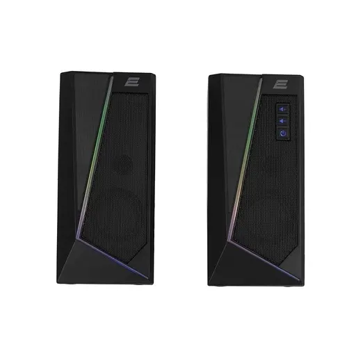 Акустическая система 2E PCS233 RGB, 2.0, USB, Black - фото 3