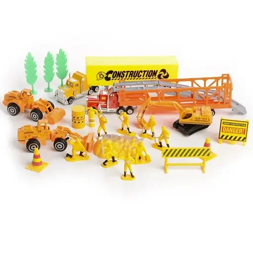 Ігровий набір будівельної техніки з фігурками IM290