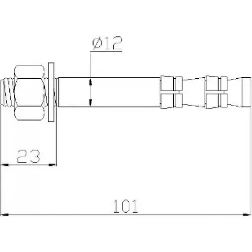 Анкерный болт Climbing Technology Anchor Bolt 12 (1053-4AVIT12) - фото 2