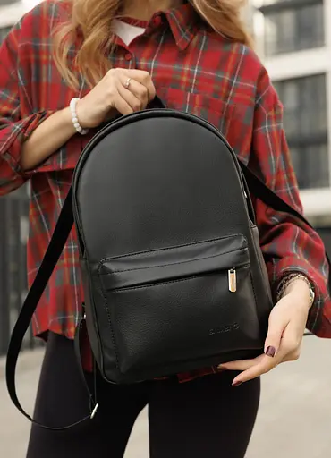 Женский рюкзак Sambag Brix Classic черный 35 х 25 х 12 см (14511001) - фото 4